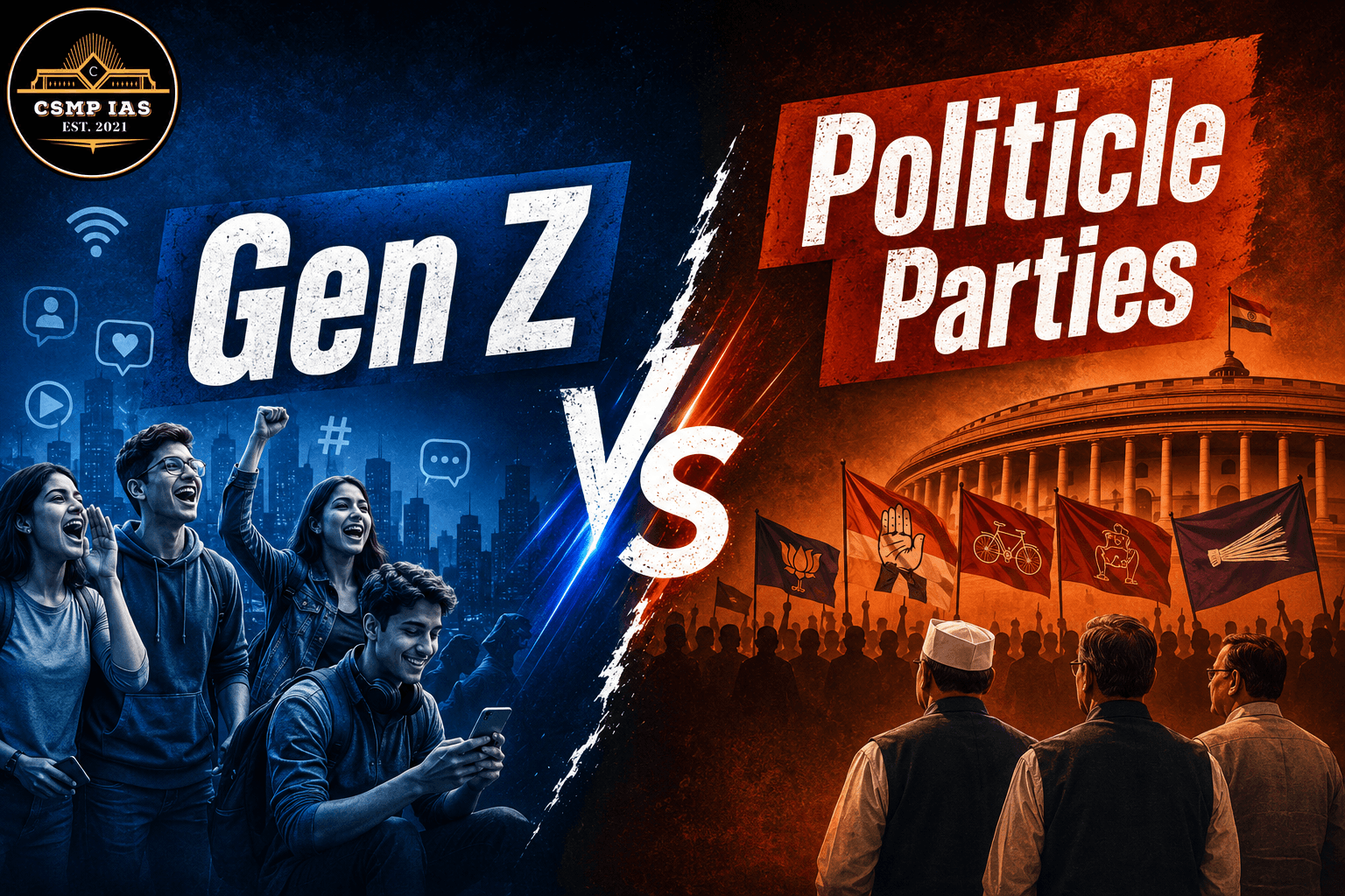 Why India's Old Political Parties Can't Speak Gen Z