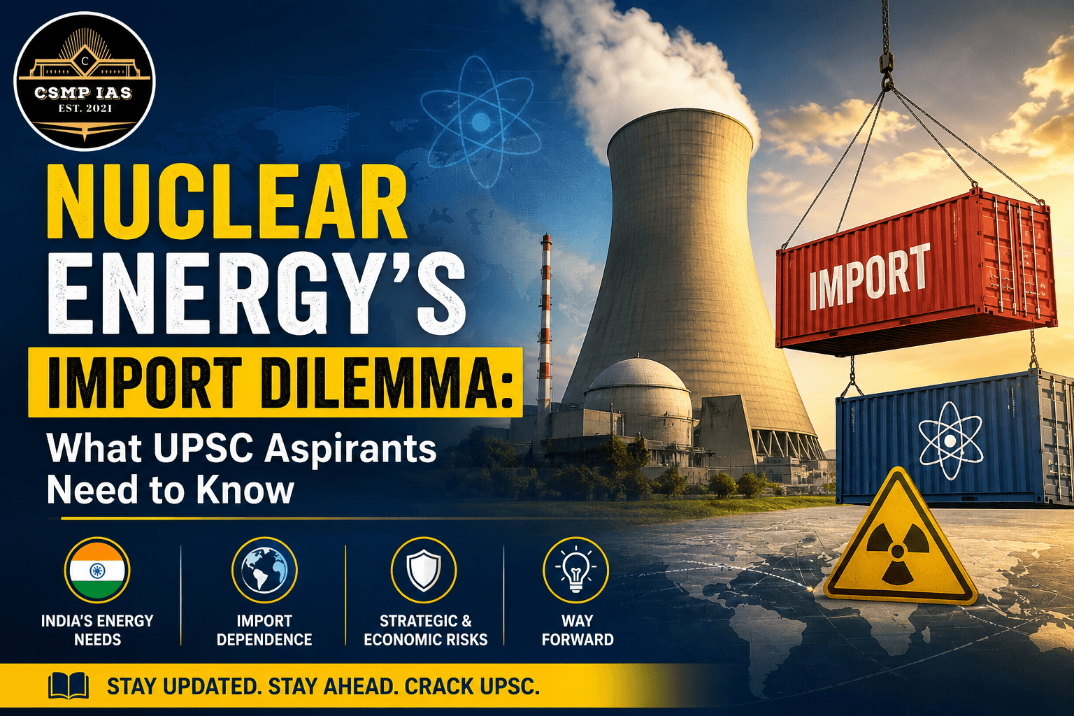 Nuclear Energy's Import Dilemma: 100 GW Nuclear Dream