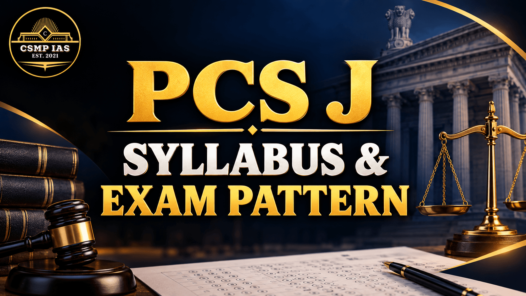 UP PCS J Syllabus 2026: Exam Pattern, Prelims and Mains