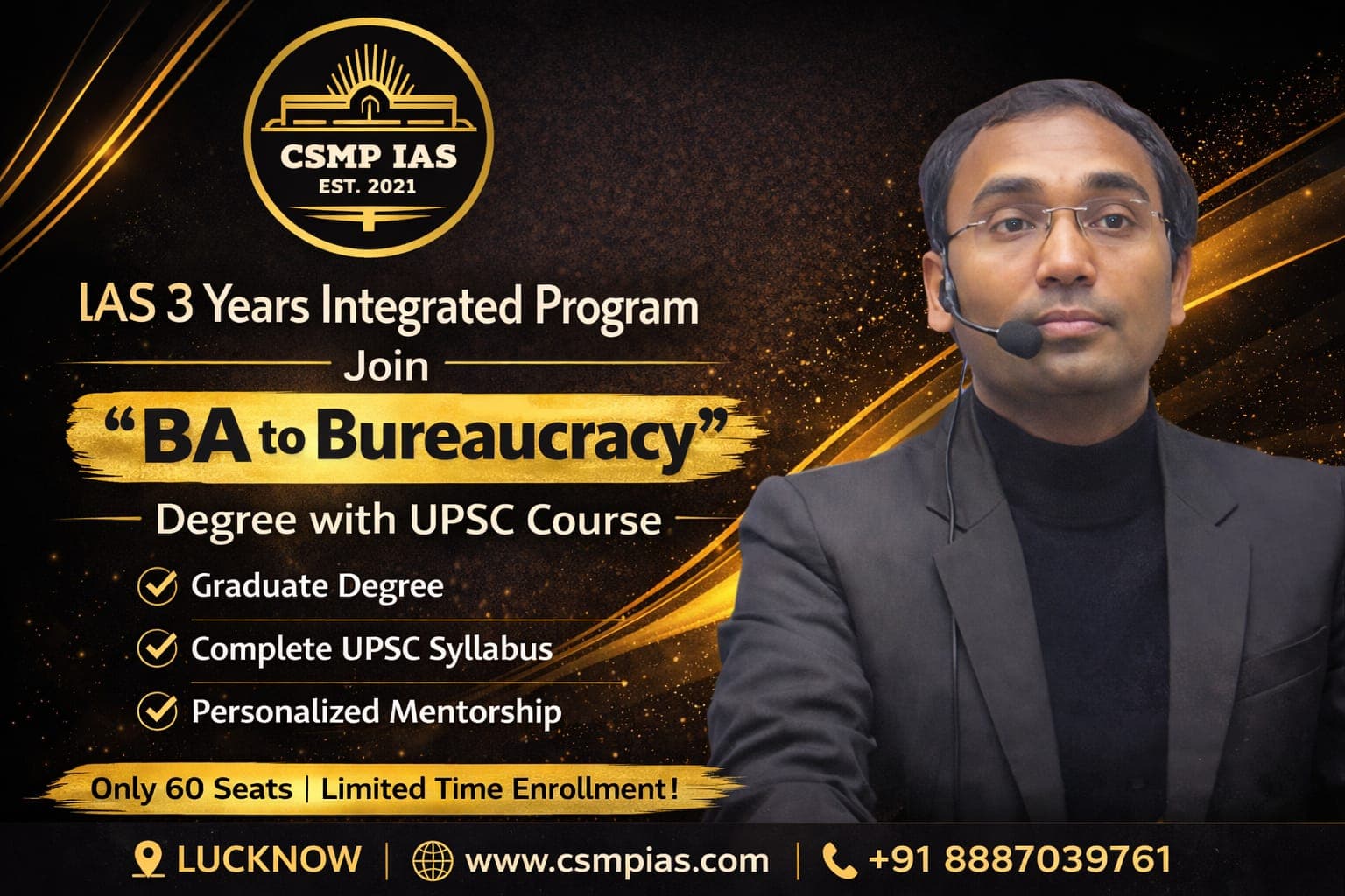 BA to Bureaucracy (3-Year Integrated UPSC Foundation Program)