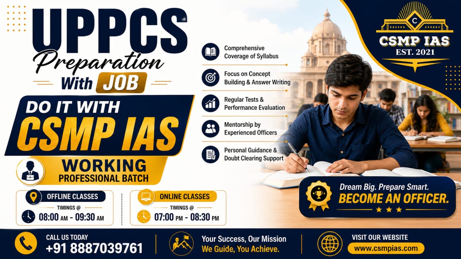 UPPCS Preparation for Working Professionals