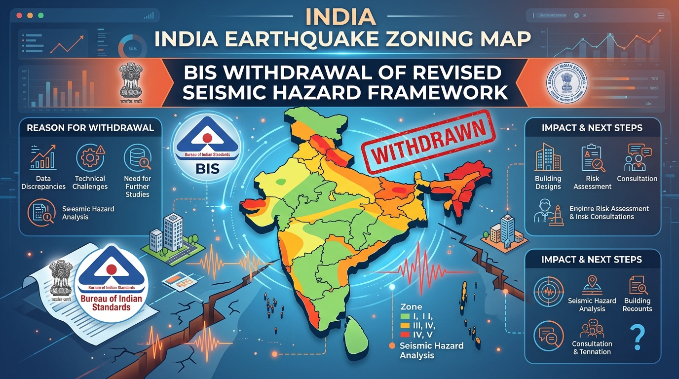 Earthquake Zoning Map India: BIS Withdrawal of Revised Seismic Hazard Framework