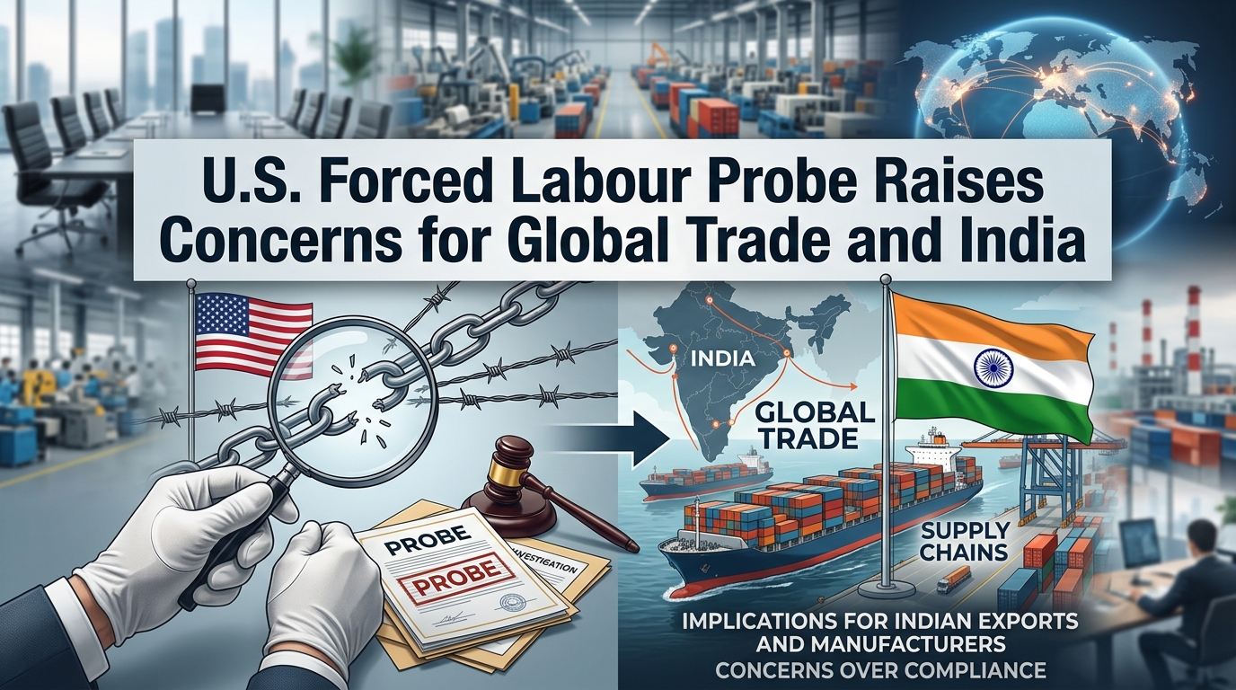 U.S. Forced Labour Probe Raises Concerns for Global Trade and India