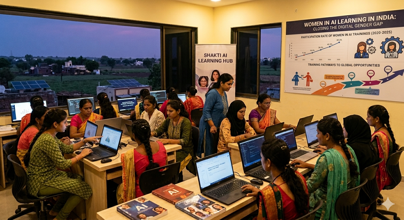 Empowering Women in AI Learning in India: Closing the Digital Gender Gap