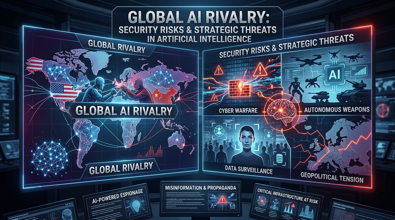 Global AI Rivalry: Security Risks and Strategic Threats in Artificial Intelligence