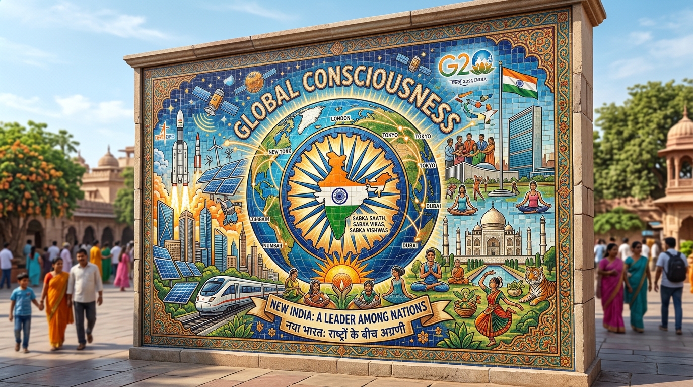 Global Consciousness of the New India