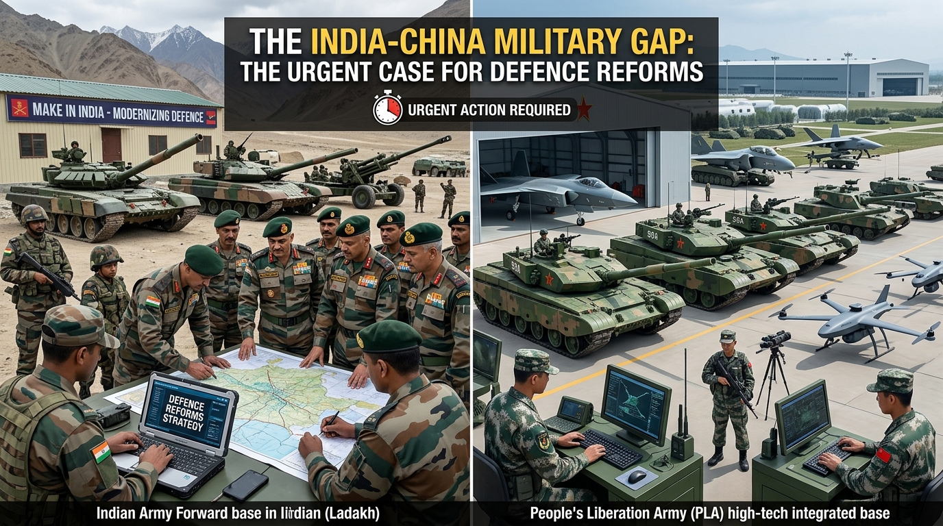 India China Military Gap: Urgent Need for Defence Reforms