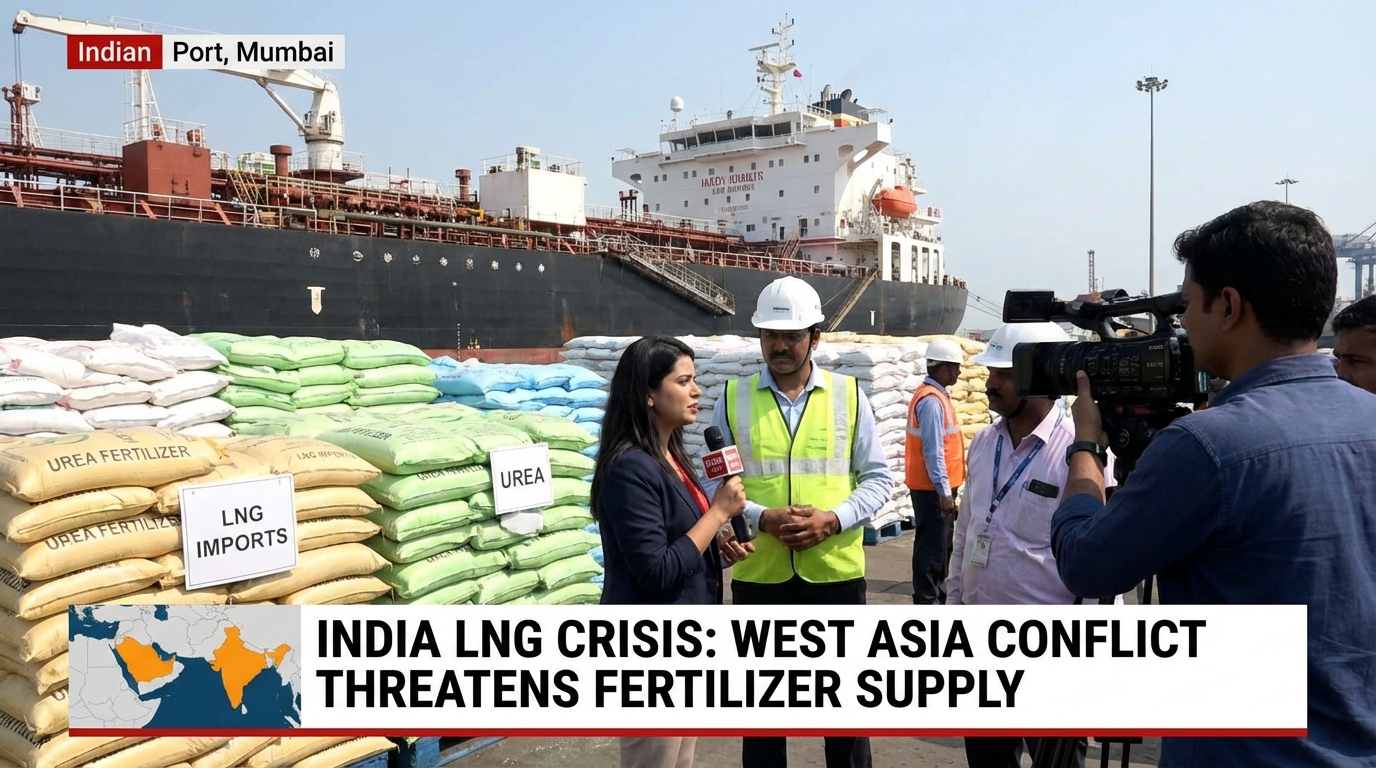 India LNG Crisis: West Asia Conflict Threatens Fertilizer Supply