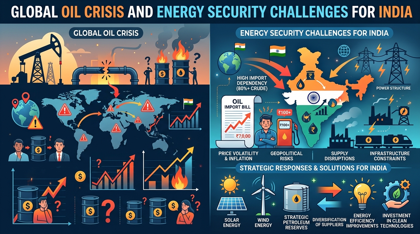 Global Oil Crisis and Energy Security Challenges for India