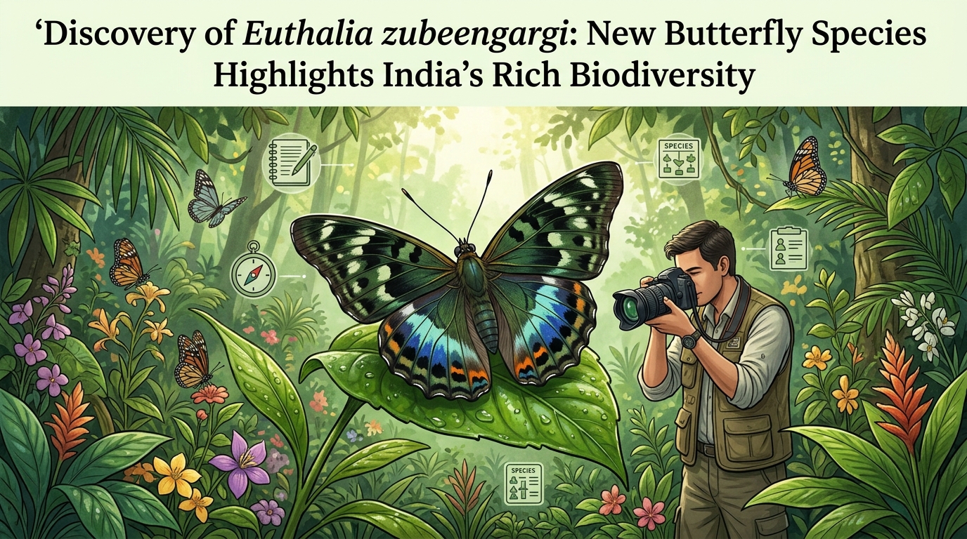 Discovery of Euthalia Zubeengargi: New Butterfly Species Highlights India’s Rich Biodiversity