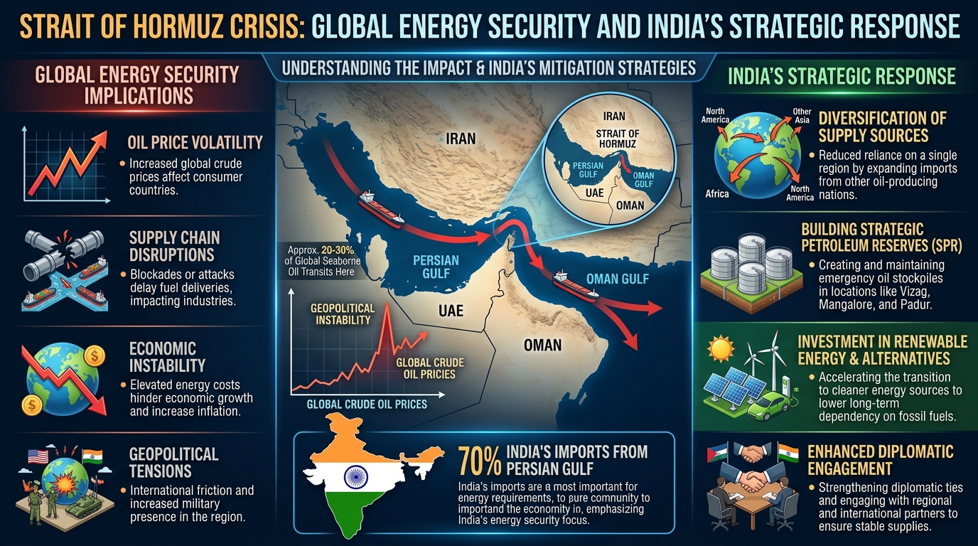 Strait of Hormuz Crisis: Global Energy Security and India’s Strategic Response