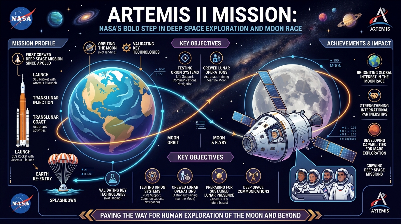Artemis II Mission: NASA’s Bold Step in Deep Space Exploration and Moon Race