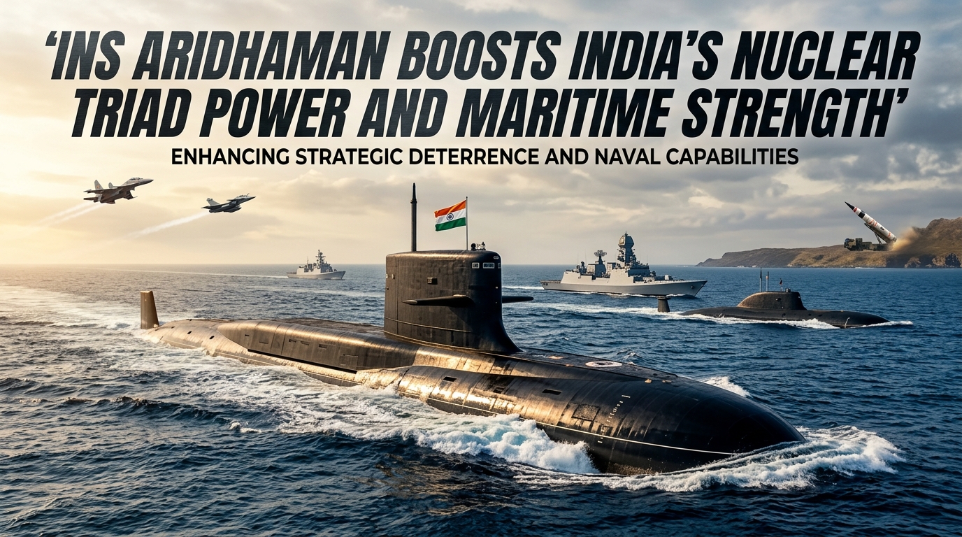 INS Aridhaman Boosts India Nuclear Triad Power and Maritime Strength
