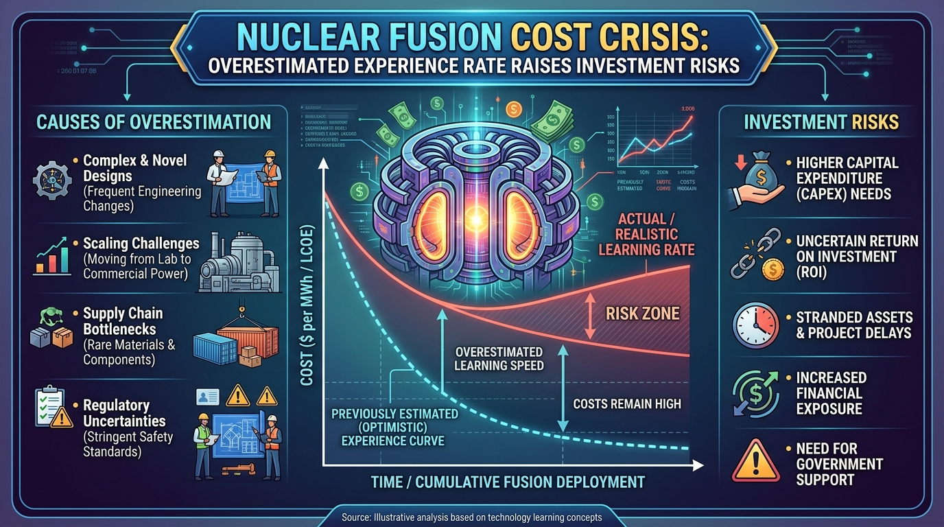 Nuclear Fusion Cost Crisis: Overestimated Experience Rate Raises Investment Risks