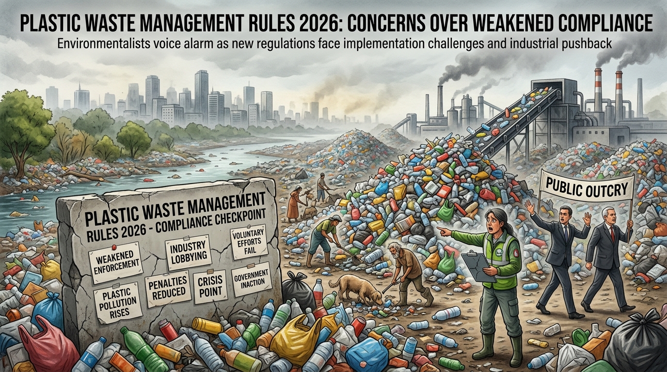Plastic Waste Management Rules 2026 Raise Concerns Over Weakened Compliance