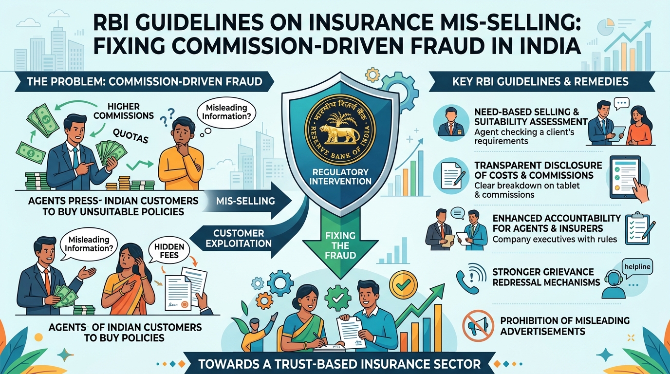 RBI Guidelines on Insurance Mis-selling: Fixing Commission-Driven Fraud in India